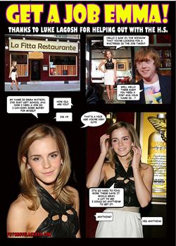 Popular Celebrity Porn Comics - get a job emma | fake porn Emma Watson Comics