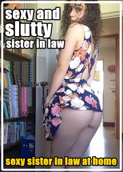 Sexy Sister Captions - sexy and slutty sister in law - wife's sexy sister at home - porn comics