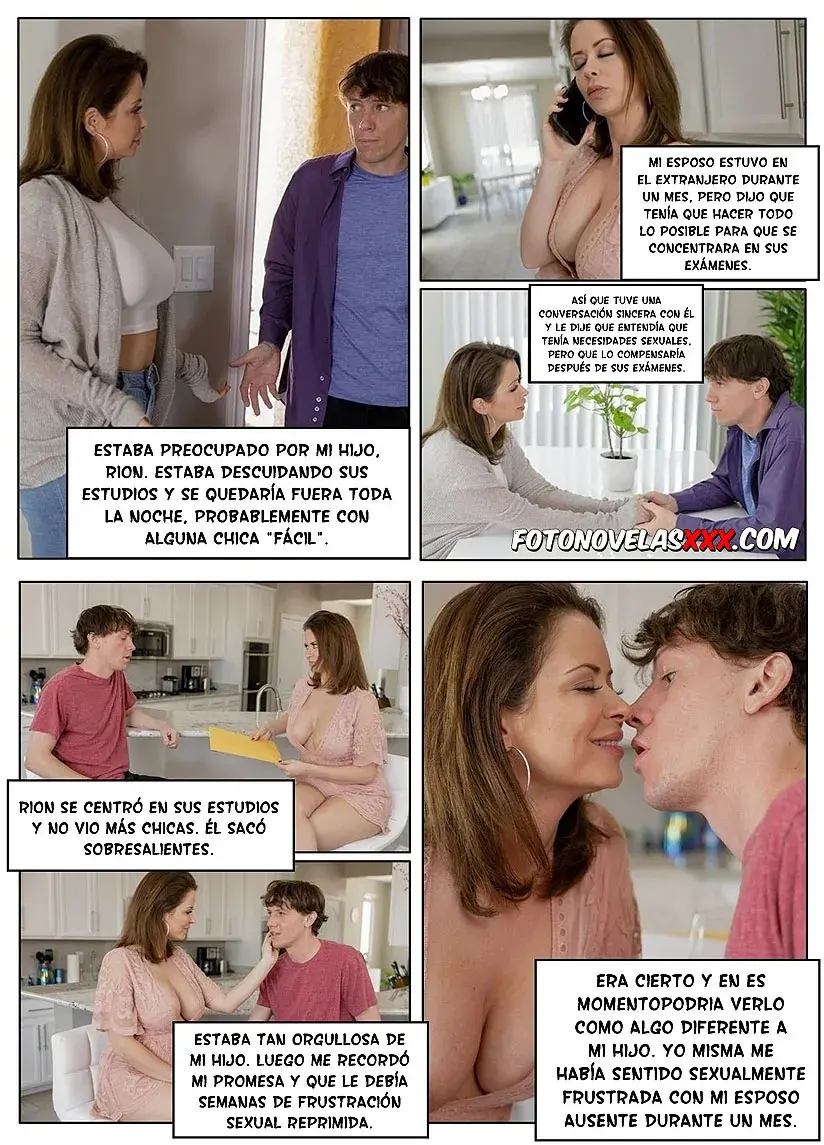 824px x 1145px - Madre Insaciable folla a todas horas con Hijo - Comics Porno