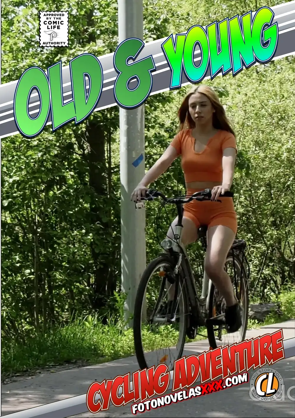 Ragazza ciclista sexy e focosa pag01