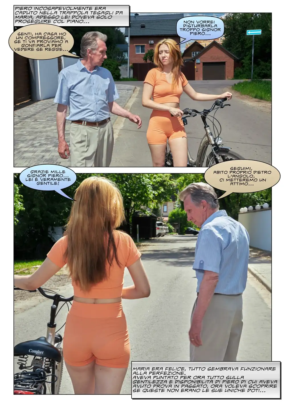 Ragazza ciclista sexy e focosa pag04