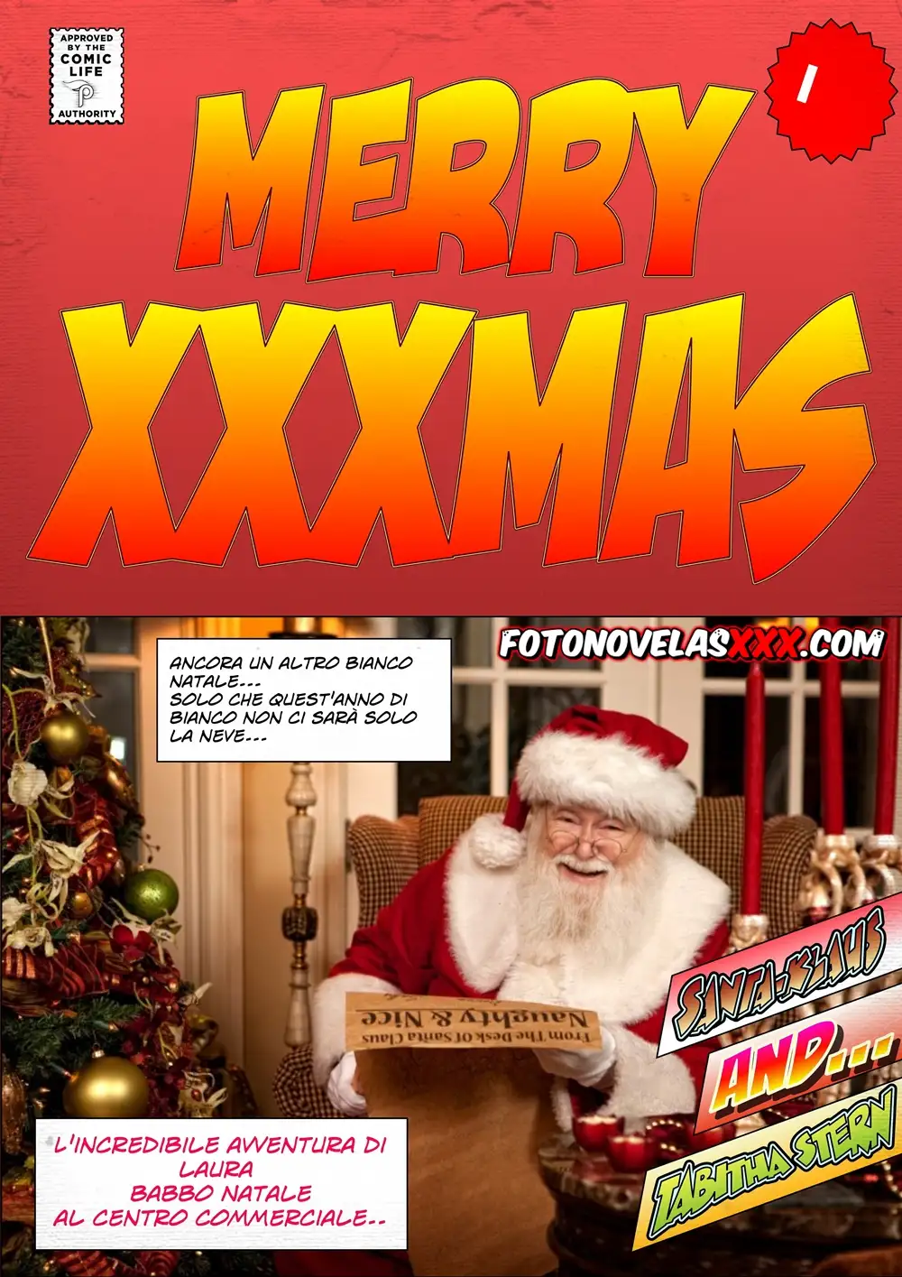 Romanzo fotografico porno di Natale pag01