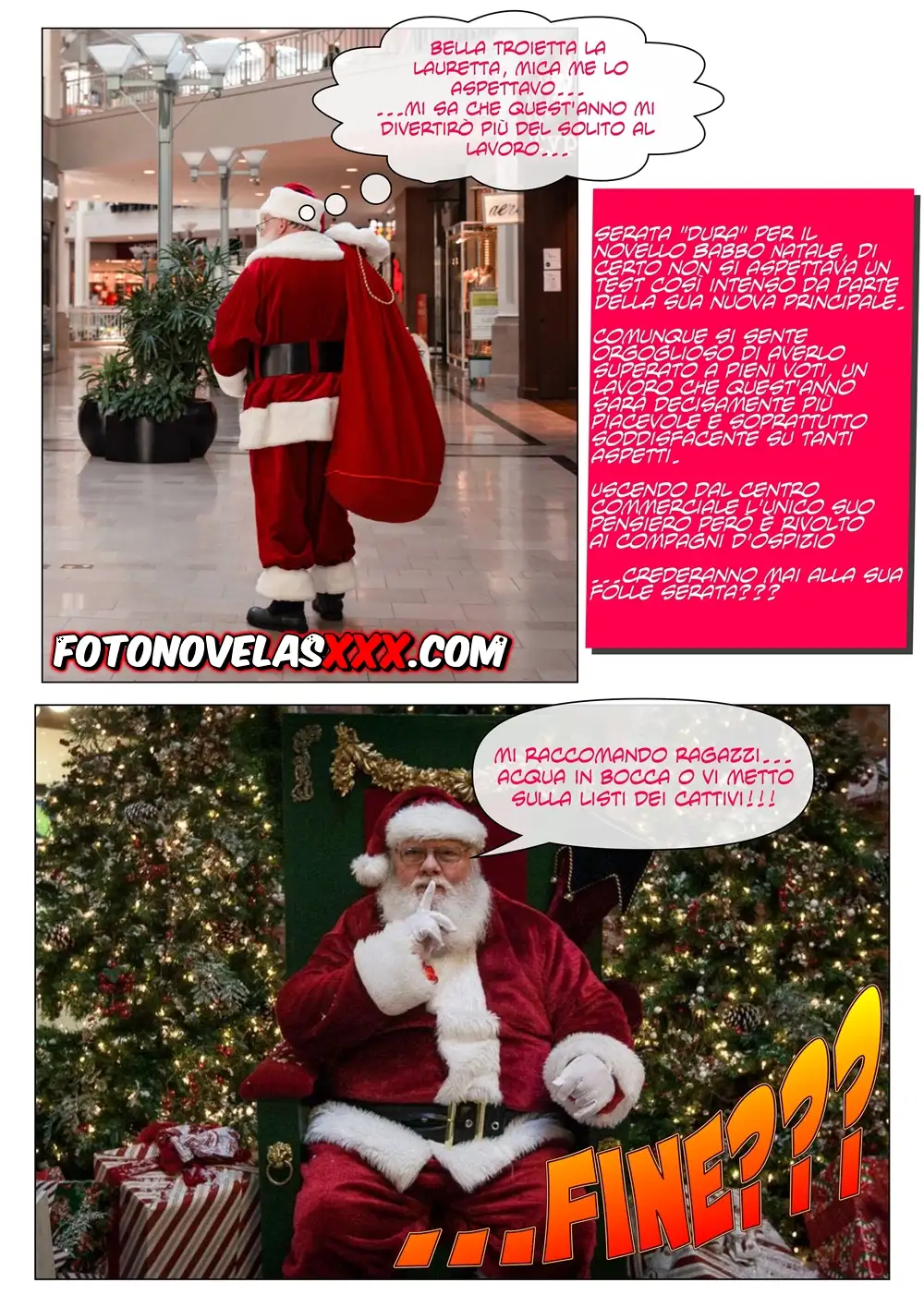 Romanzo fotografico porno di Natale pag10